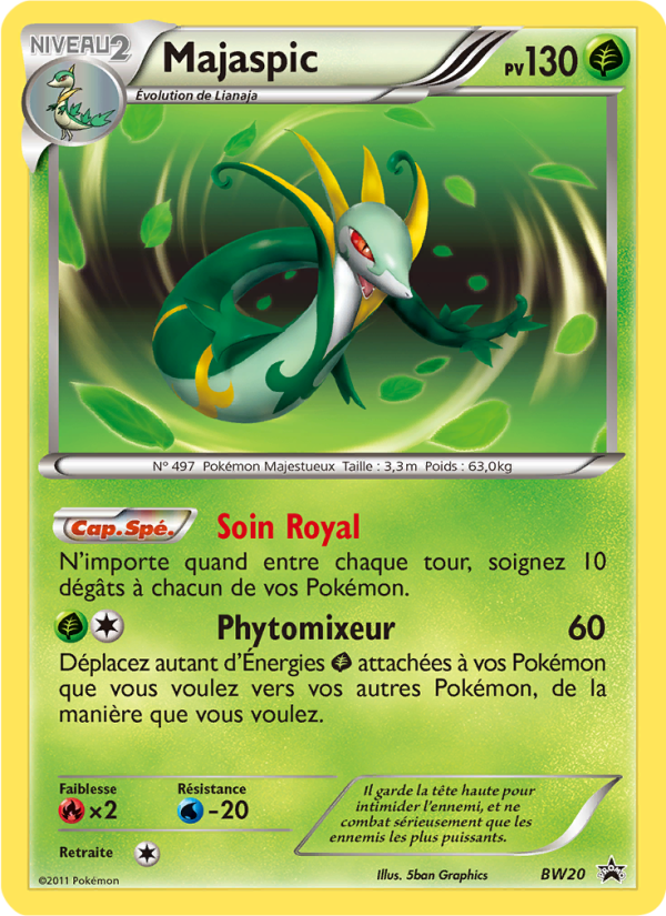 Majaspic BW20 — Promo BW (French Pokémon TCG card)