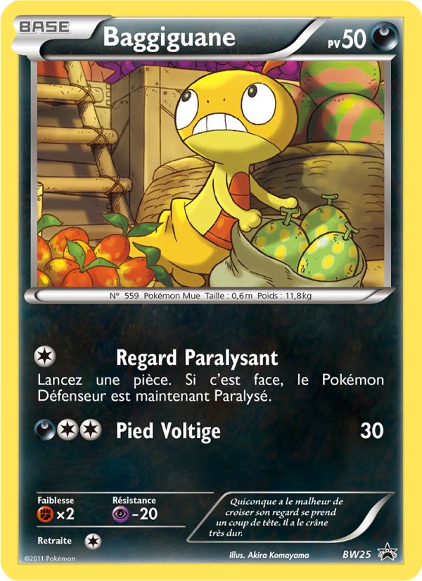 Baggiguane BW25 — Promo BW (French Pokémon TCG card)