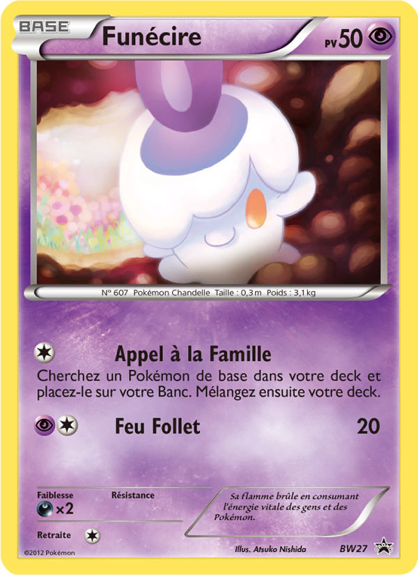 Funécire BW27 — Promo BW (French Pokémon TCG card)