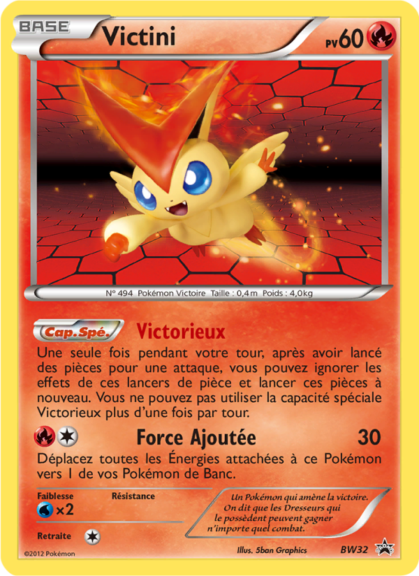 Victini BW32 — Promo BW (French Pokémon TCG card)