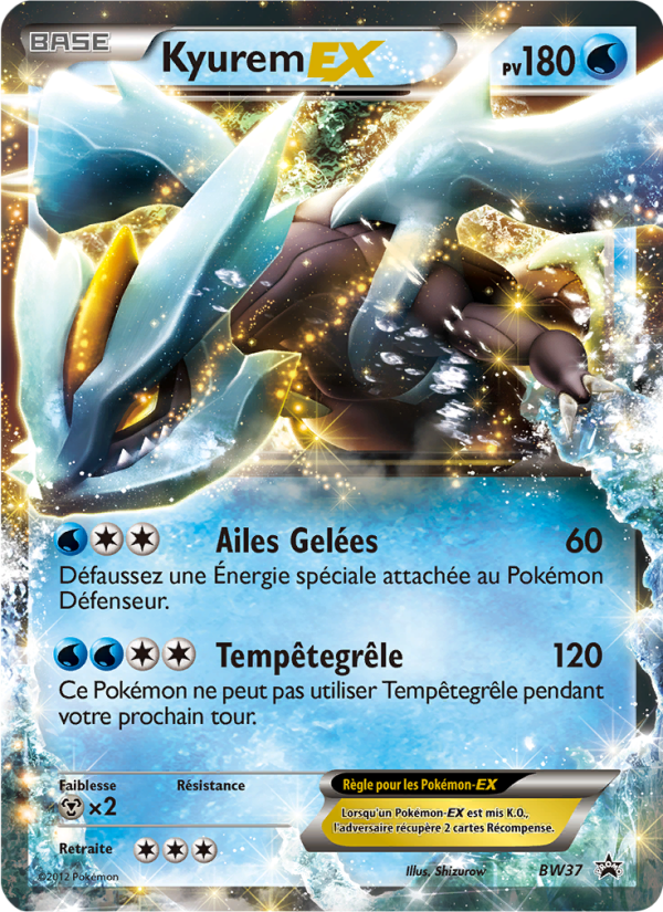 Kyurem ex BW37 — Promo BW (French Pokémon TCG card)