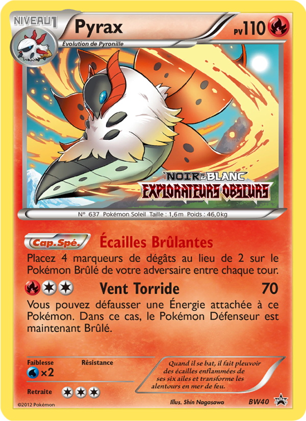 Pyrax BW40 — Promo BW (French Pokémon TCG card)