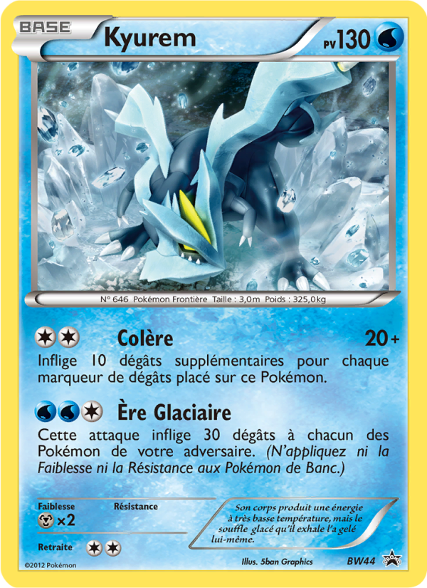 Kyurem BW44 — Promo BW (French Pokémon TCG card)