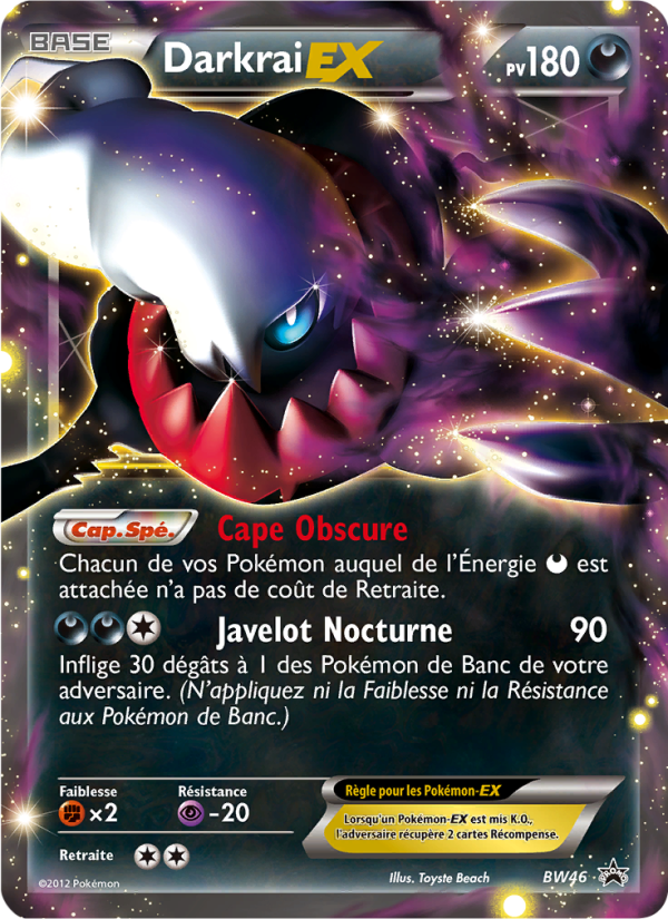 Darkrai ex BW46 — Promo BW (French Pokémon TCG card)
