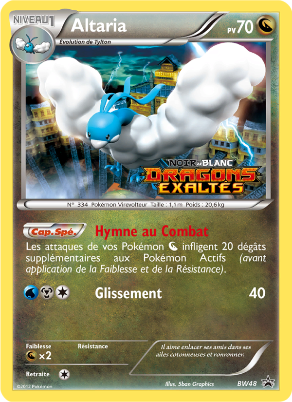 Altaria BW48 — Promo BW (French Pokémon TCG card)