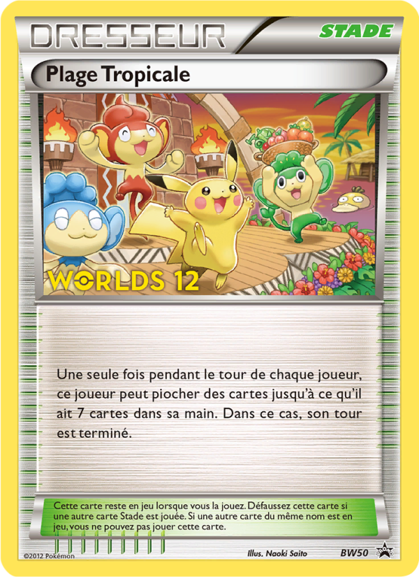 Plage Tropicale BW50 — Promo BW (French Pokémon TCG card)