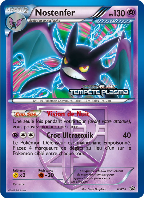 Nostenfer BW51 — Promo BW (French Pokémon TCG card)