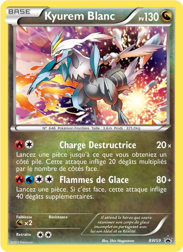 Kyurem Blanc BW59 — Promo BW (French Pokémon TCG card)