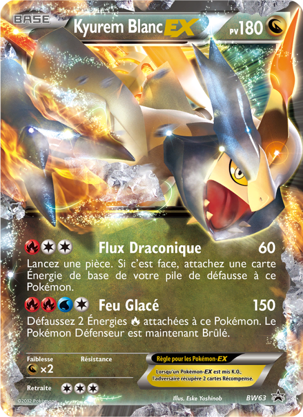 Kyurem Blanc ex BW63 — Promo BW (French Pokémon TCG card)