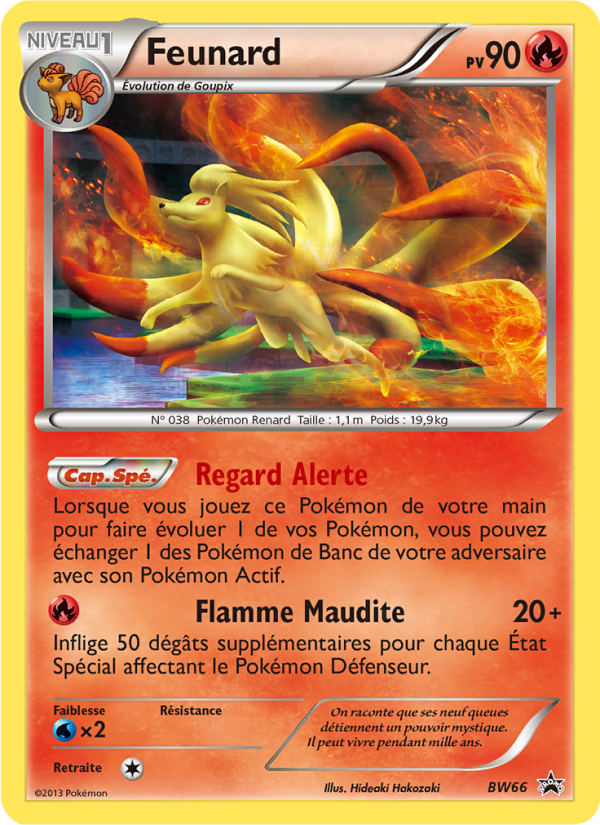 Feunard BW66 — Promo BW (French Pokémon TCG card)