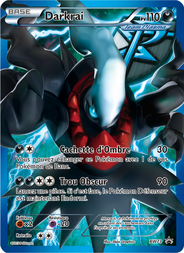 Darkrai BW73 — Promo BW (French Pokémon TCG card)