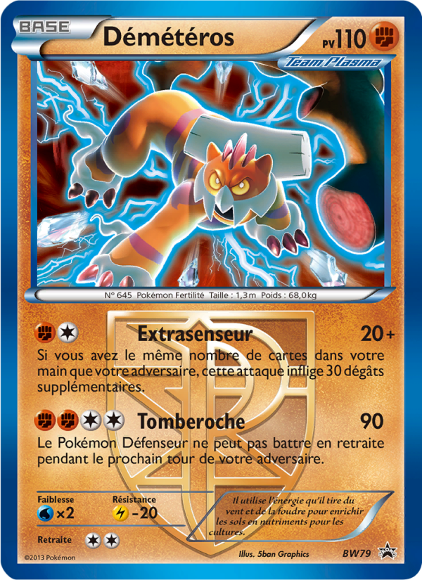 Démétéros BW79 — Promo BW (French Pokémon TCG card)