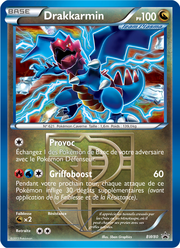 Drakkarmin BW80 — Promo BW (French Pokémon TCG card)