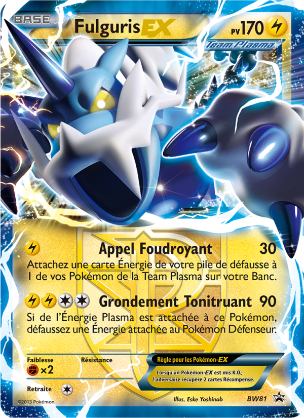 Fulguris ex BW81 — Promo BW (French Pokémon TCG card)