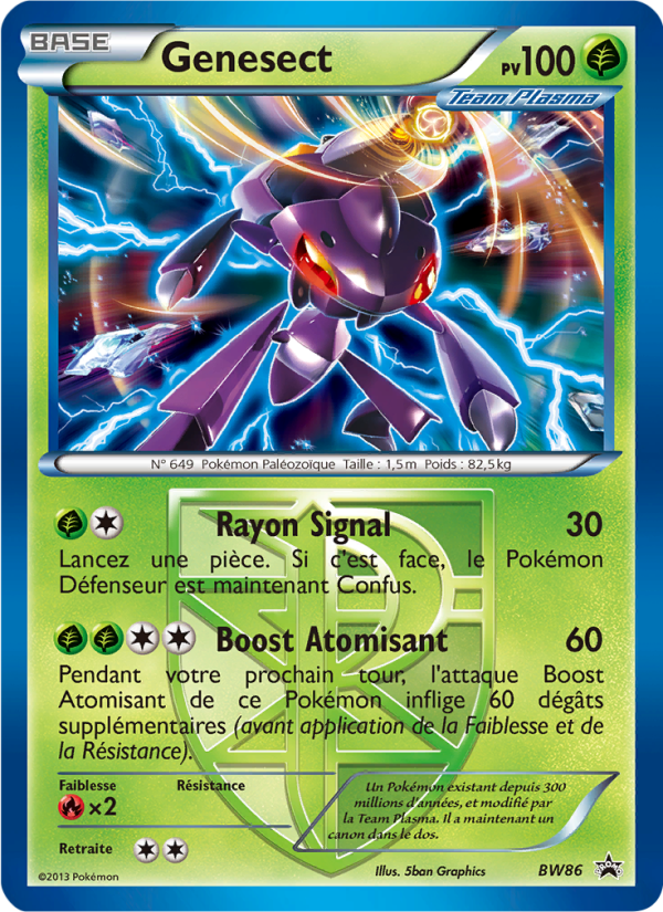 Genesect BW86 — Promo BW (French Pokémon TCG card)