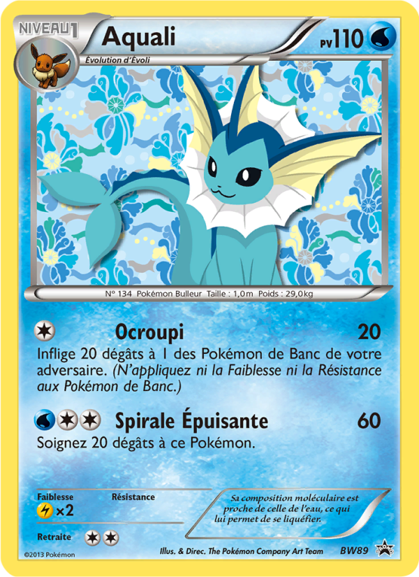 Aquali BW89 — Promo BW (French Pokémon TCG card)