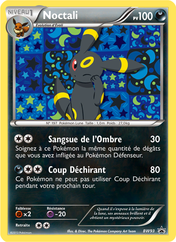Noctali BW93 — Promo BW (French Pokémon TCG card)