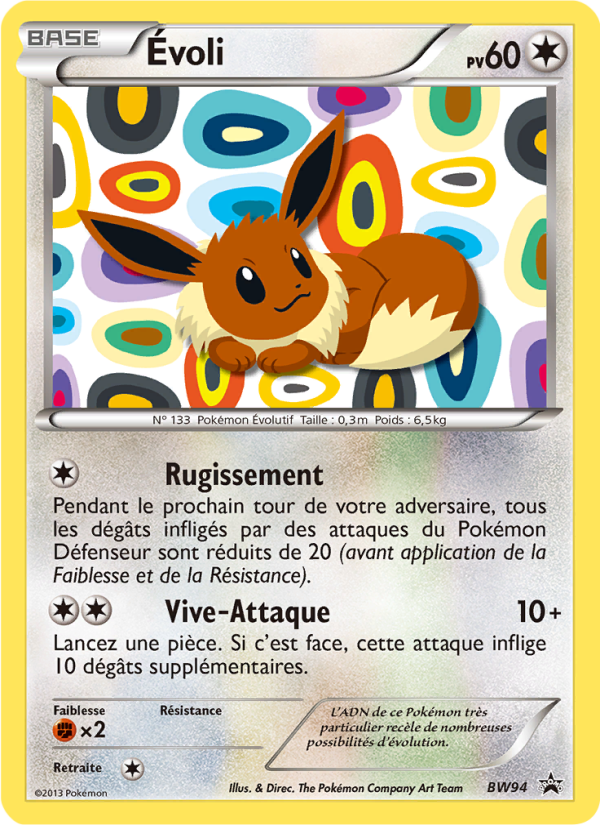 Évoli BW94 — Promo BW (French Pokémon TCG card)