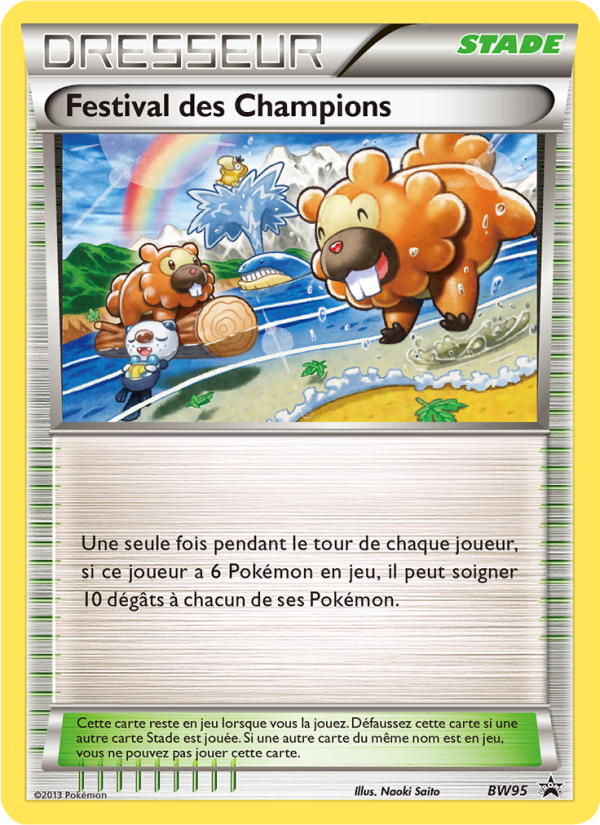 Festival des Champions BW95 — Promo BW (French Pokémon TCG card)