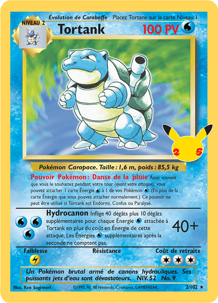 Tortank CC1 — Celebrations (French Pokémon TCG card)