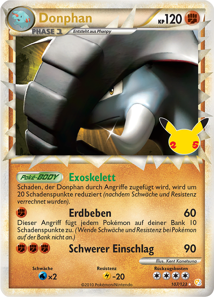 Donphan CC19 — Celebrations (French Pokémon TCG card)