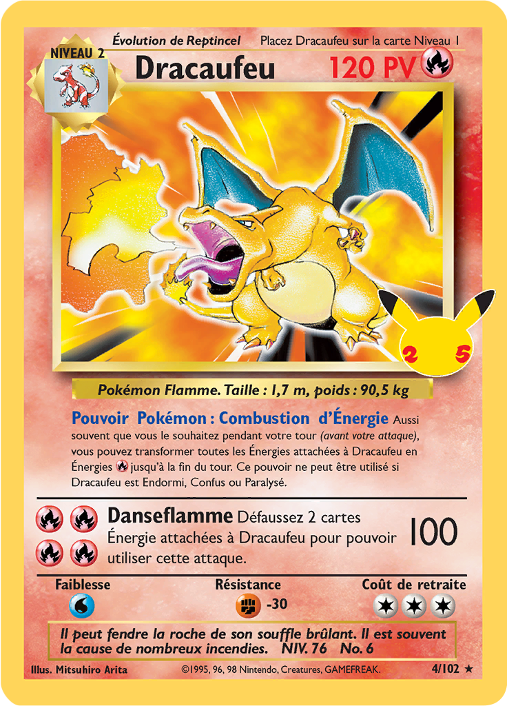 Dracaufeu CC2 — Celebrations (French Pokémon TCG card)