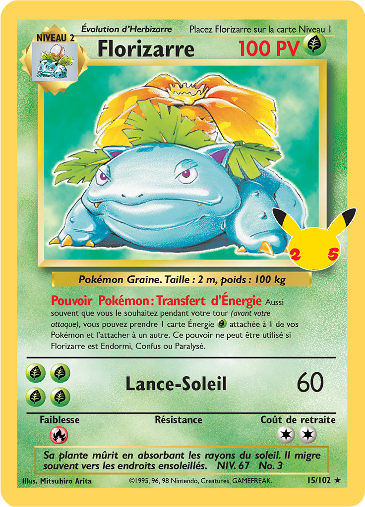 Florizarre CC3 — Celebrations (French Pokémon TCG card)