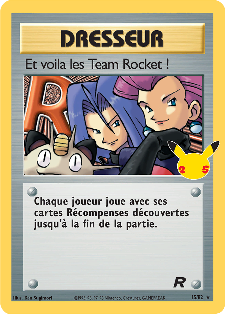 Et voilà la Team Rocket! CC6 — Celebrations (French Pokémon TCG card)