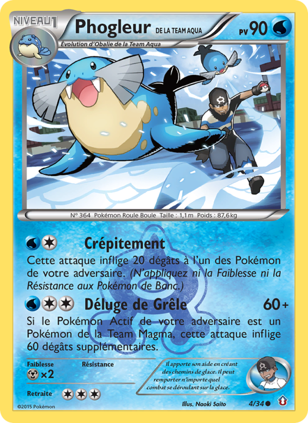 Phogleur de la Team Aqua 4 — Double Danger (French Pokémon TCG card)