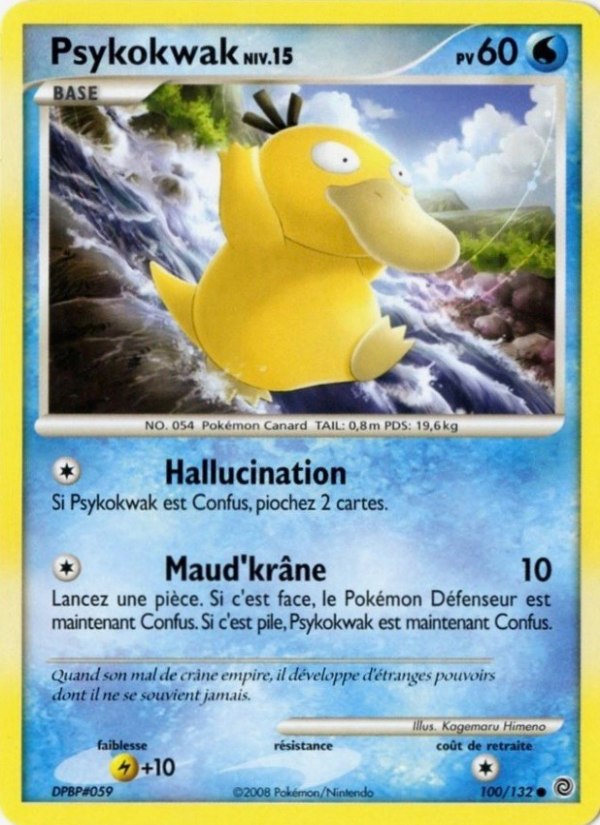 Psykokwak 100 — Merveilles Secrètes (French Pokémon TCG card)