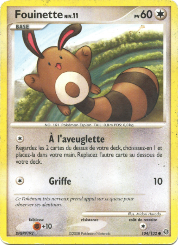 Fouinette 104 — Merveilles Secrètes (French Pokémon TCG card)