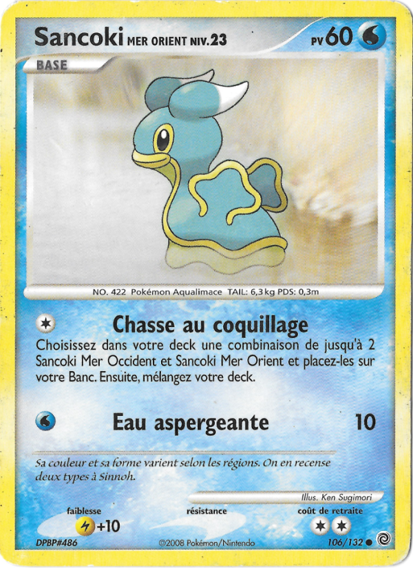 Sancoki Mer Orient 106 — Merveilles Secrètes (French Pokémon TCG card)