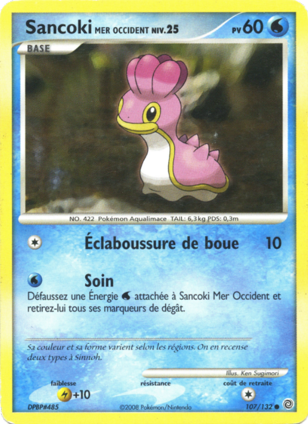 Sancoki Mer Occident 107 — Merveilles Secrètes (French Pokémon TCG card)