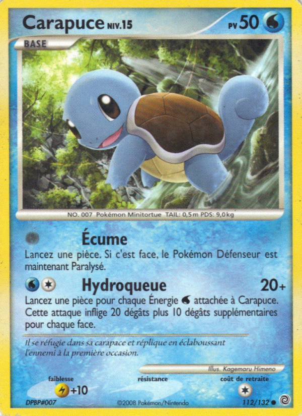 Carapuce 112 — Merveilles Secrètes (French Pokémon TCG card)