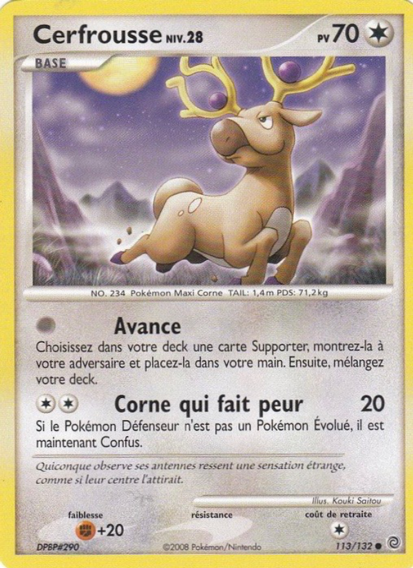 Cerfrousse 113 — Merveilles Secrètes (French Pokémon TCG card)