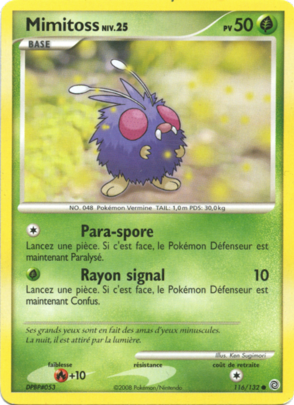 Mimitoss 116 — Merveilles Secrètes (French Pokémon TCG card)
