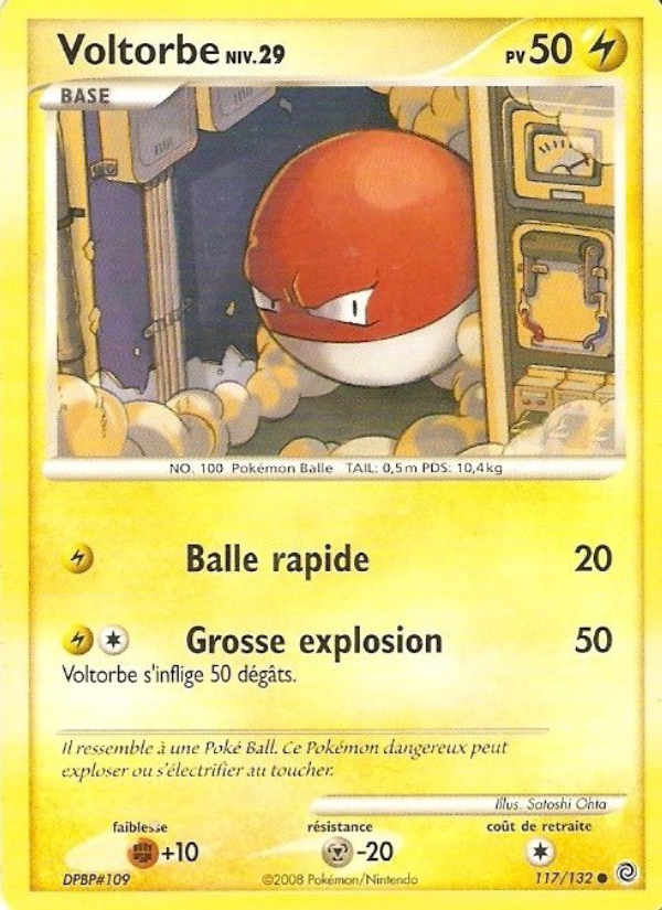 Voltorbe 117 — Merveilles Secrètes (French Pokémon TCG card)