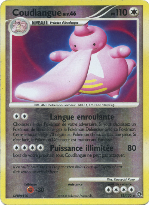 Coudlangue 12 — Merveilles Secrètes (French Pokémon TCG card)