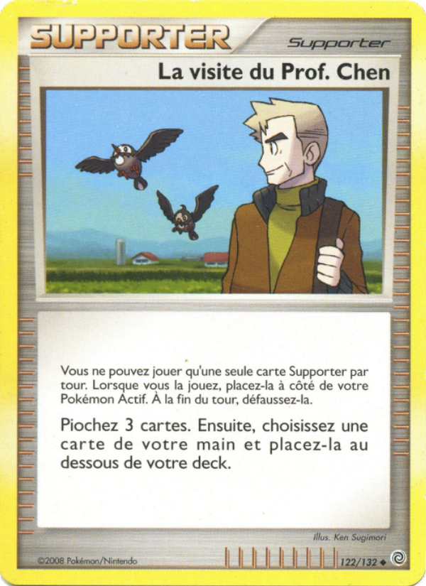 La visite du Prof. Chen 122 — Merveilles Secrètes (French Pokémon TCG card)