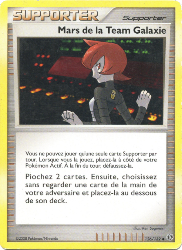 Mars de la Team Galaxie 126 — Merveilles Secrètes (French Pokémon TCG card)