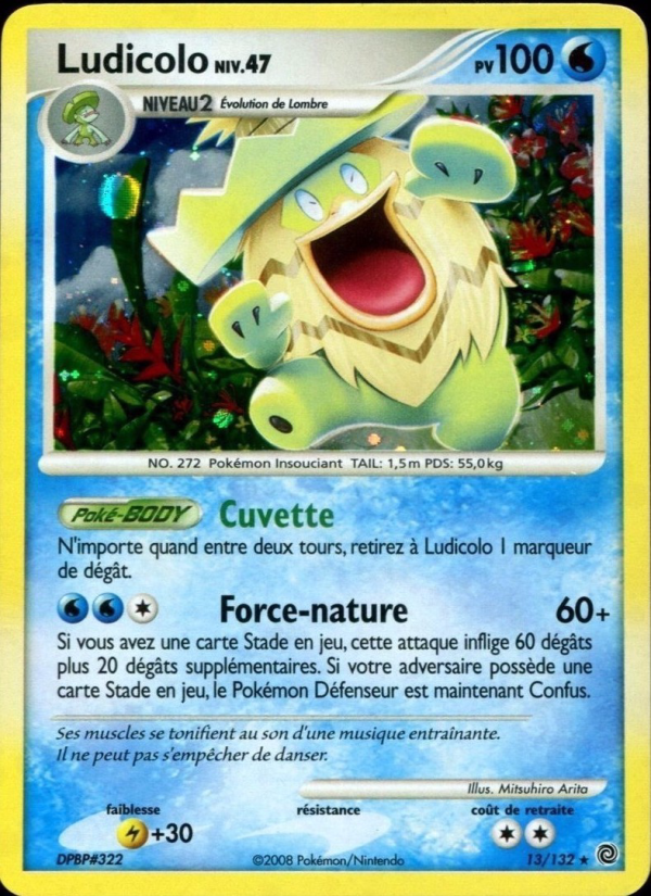Ludicolo 13 — Merveilles Secrètes (French Pokémon TCG card)
