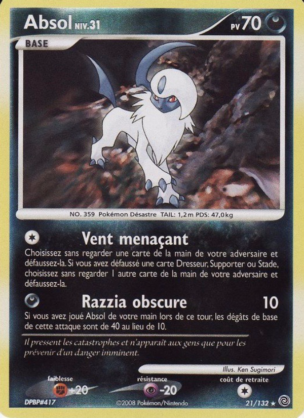 Absol 21 — Merveilles Secrètes (French Pokémon TCG card)