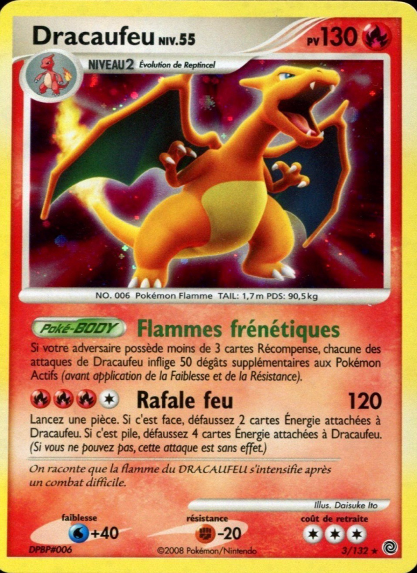 Dracaufeu 3 — Merveilles Secrètes (French Pokémon TCG card)