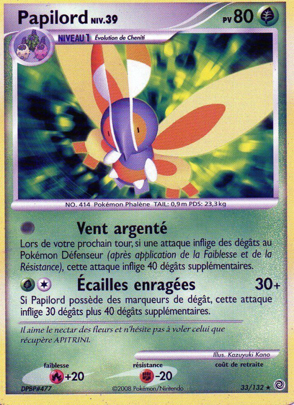 Papilord 33 — Merveilles Secrètes (French Pokémon TCG card)