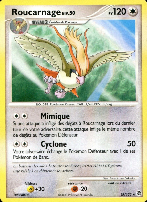 Roucarnage 35 — Merveilles Secrètes (French Pokémon TCG card)