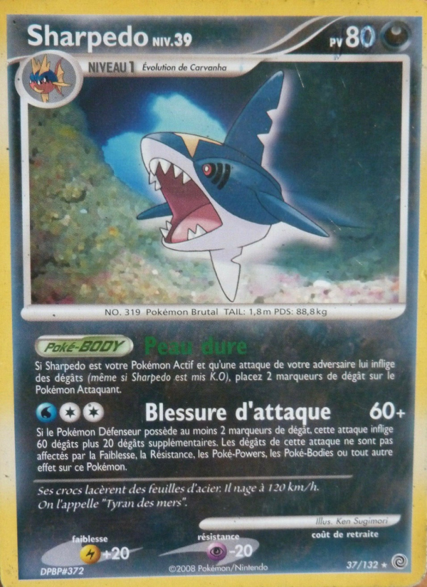 Sharpedo 37 — Merveilles Secrètes (French Pokémon TCG card)