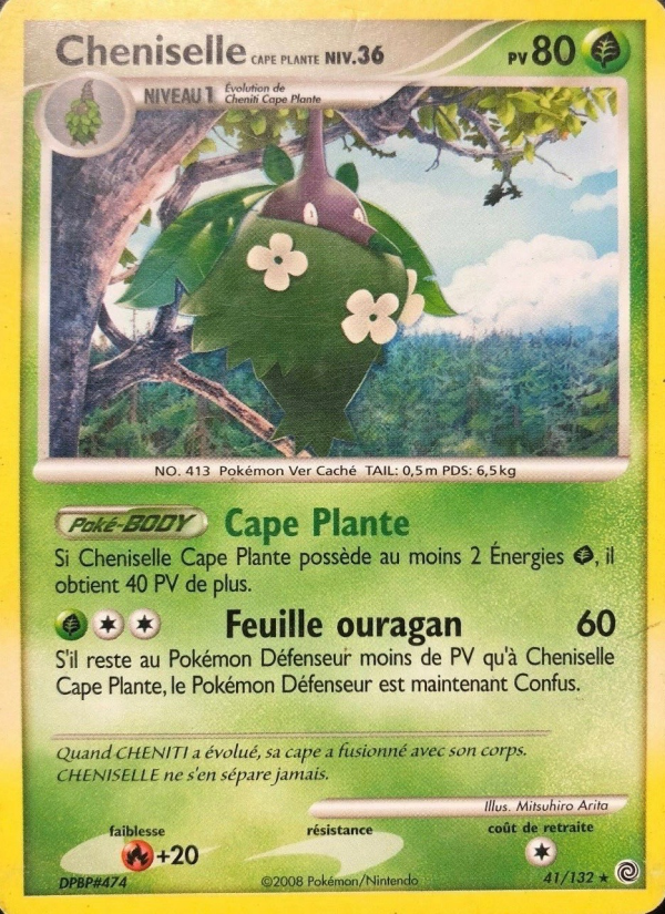 Cheniselle Cape Plante 41 — Merveilles Secrètes (French Pokémon TCG card)