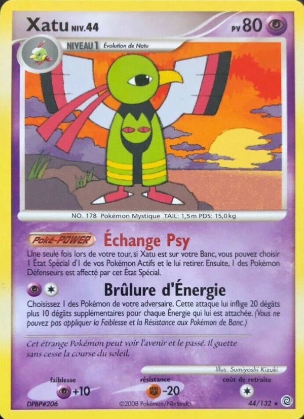 Xatu 44 — Merveilles Secrètes (French Pokémon TCG card)