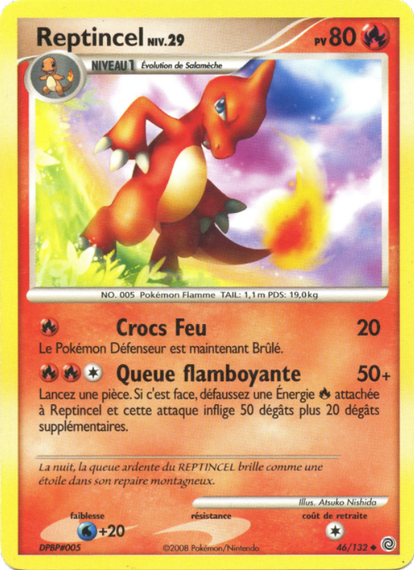 Reptincel 46 — Merveilles Secrètes (French Pokémon TCG card)