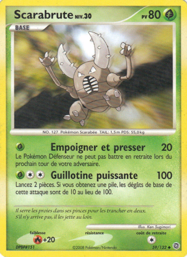 Scarabrute 59 — Merveilles Secrètes (French Pokémon TCG card)